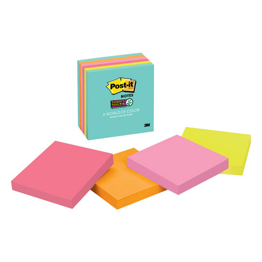 Block de Notas Adhesivas Post-it, Surtido Pastel - Block con 390 Notas