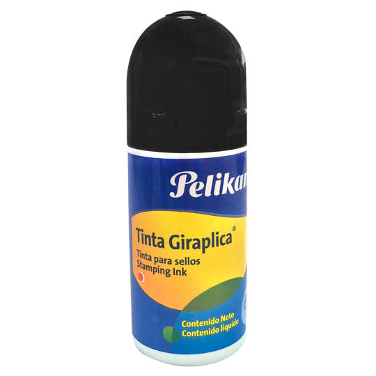 Tinta para Sello Giraplica Color Negro, 60ml - 1 Pieza