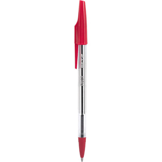 Bolígrafo Ball Point Pen Punto Fino de Aceite, Rojo - 1 Pieza