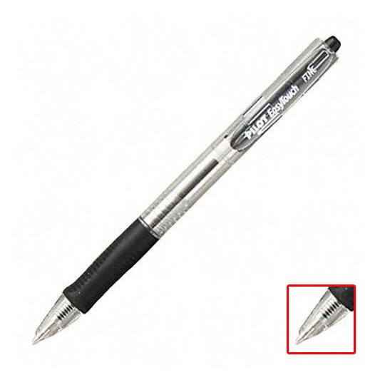Bolígrafo EsyTouch Retractil Punto Fino Aceite, Negro - 1 Pieza