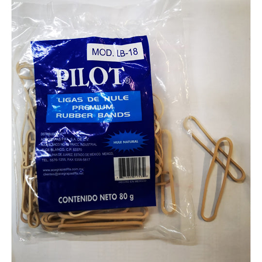 Ligas de Hule PILOT No.18