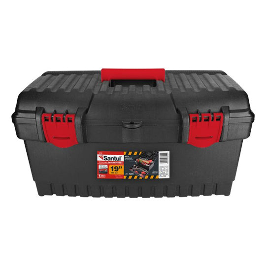 Caja para herramientas SANTUL de 19" color negro con rojo