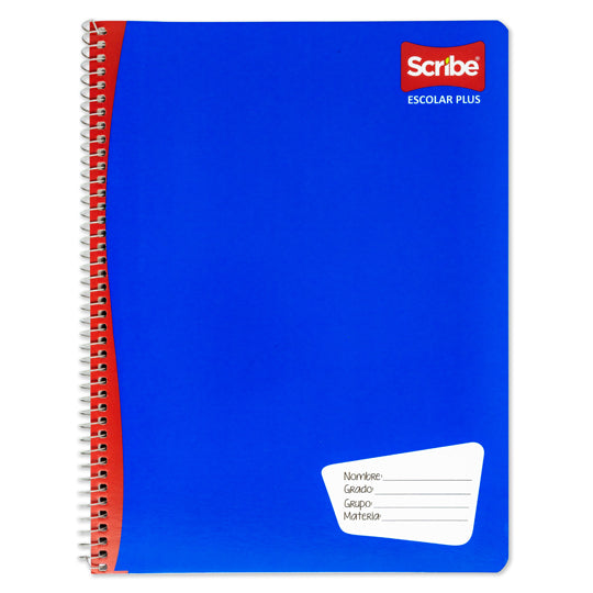 Cuaderno profesional escolar plus SCRIBE raya 100 hojas