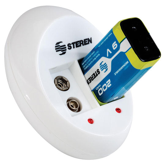 Cargador STEREN para 9v cargador + 2 9v steren