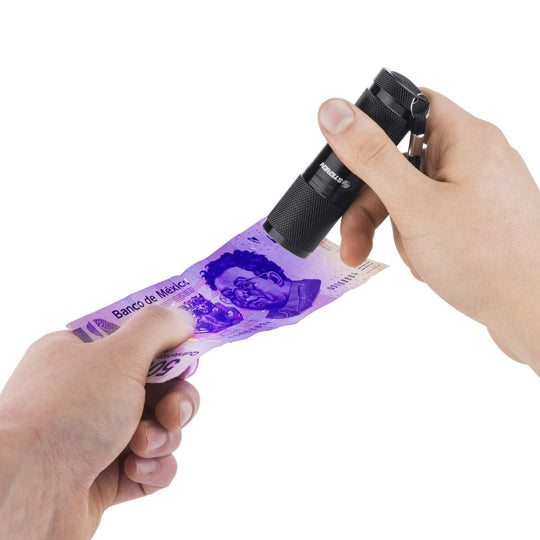 Detector de billetes falsos luz UV STEREN, compacto 1 pieza