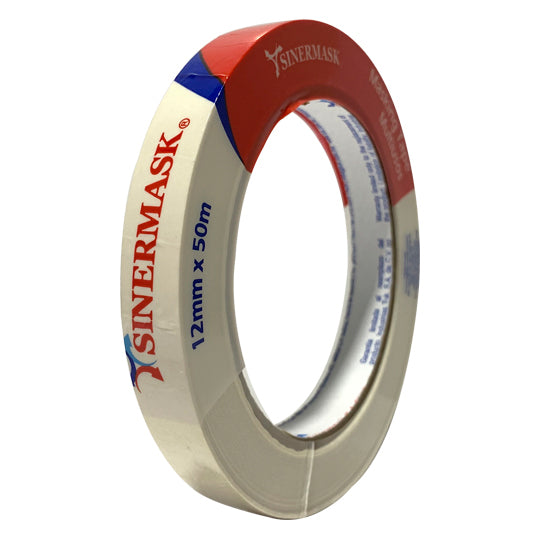 Cinta Masking Tape Tuk Color Natural de 12mm x 50m - 1 Pieza