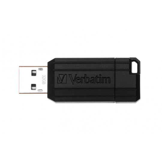 Memoria VERBATIM USB 32GB pinstripe, negro