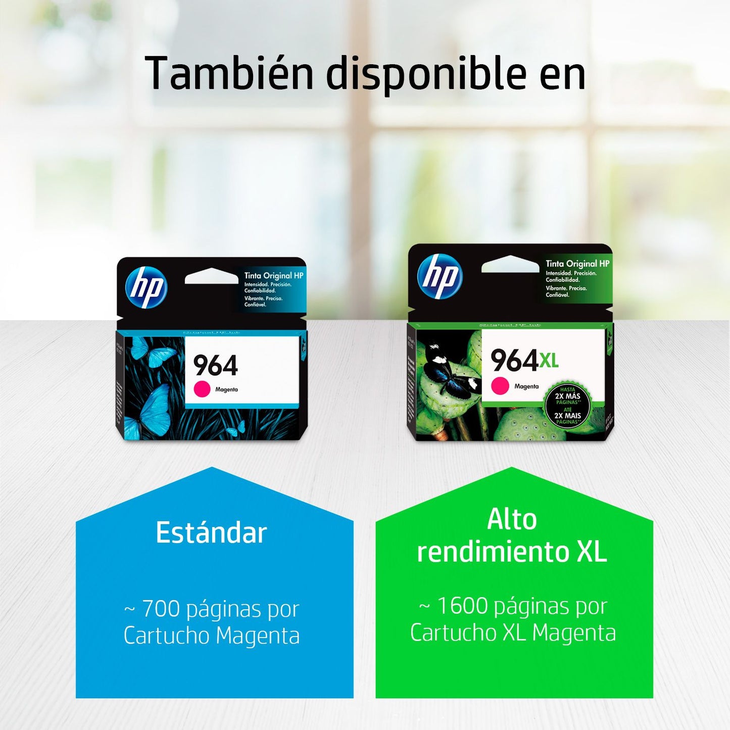 3JA55AL Cartucho HP 964XL Alto Rendimiento Magenta Original, 1600 Páginas