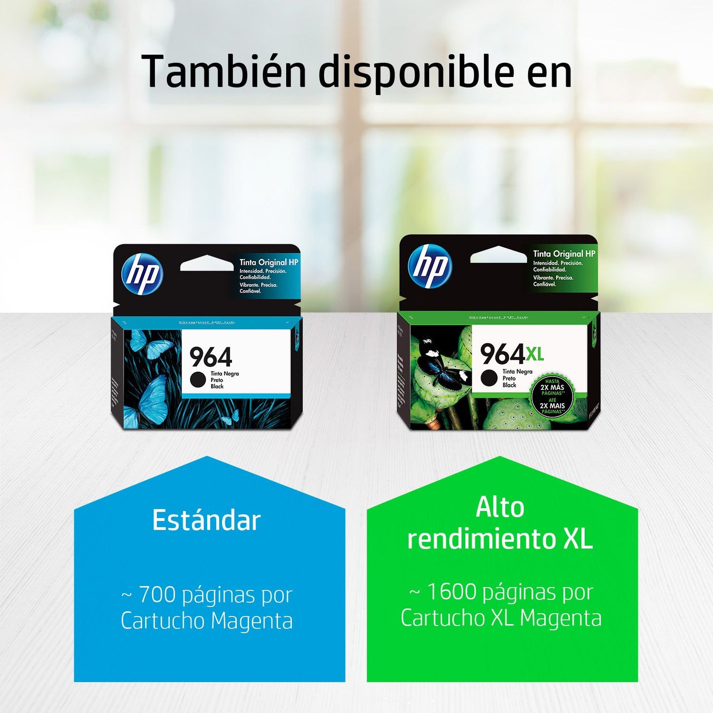 3JA57AL Cartucho HP 964XL Alto Rendimiento Negro Original, 2000 Páginas