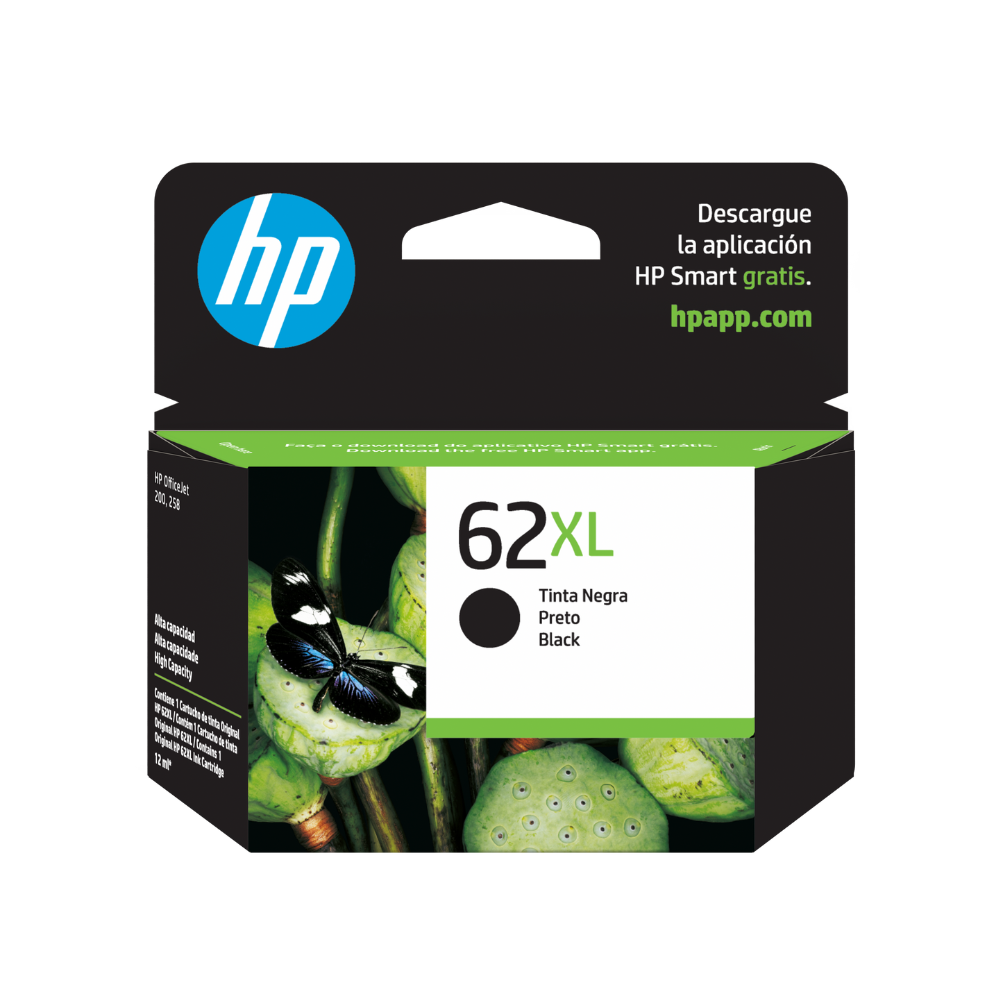 C2P05AL Cartucho HP 62XL Negro Original, 415 Páginas