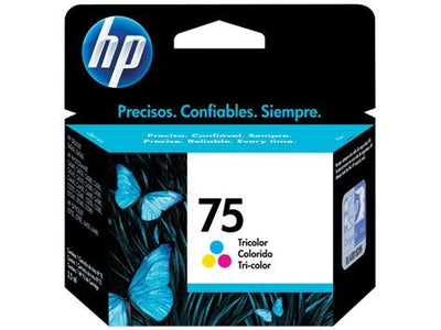 CB337WL Cartucho HP 75 Tricolor Original, 170 Páginas