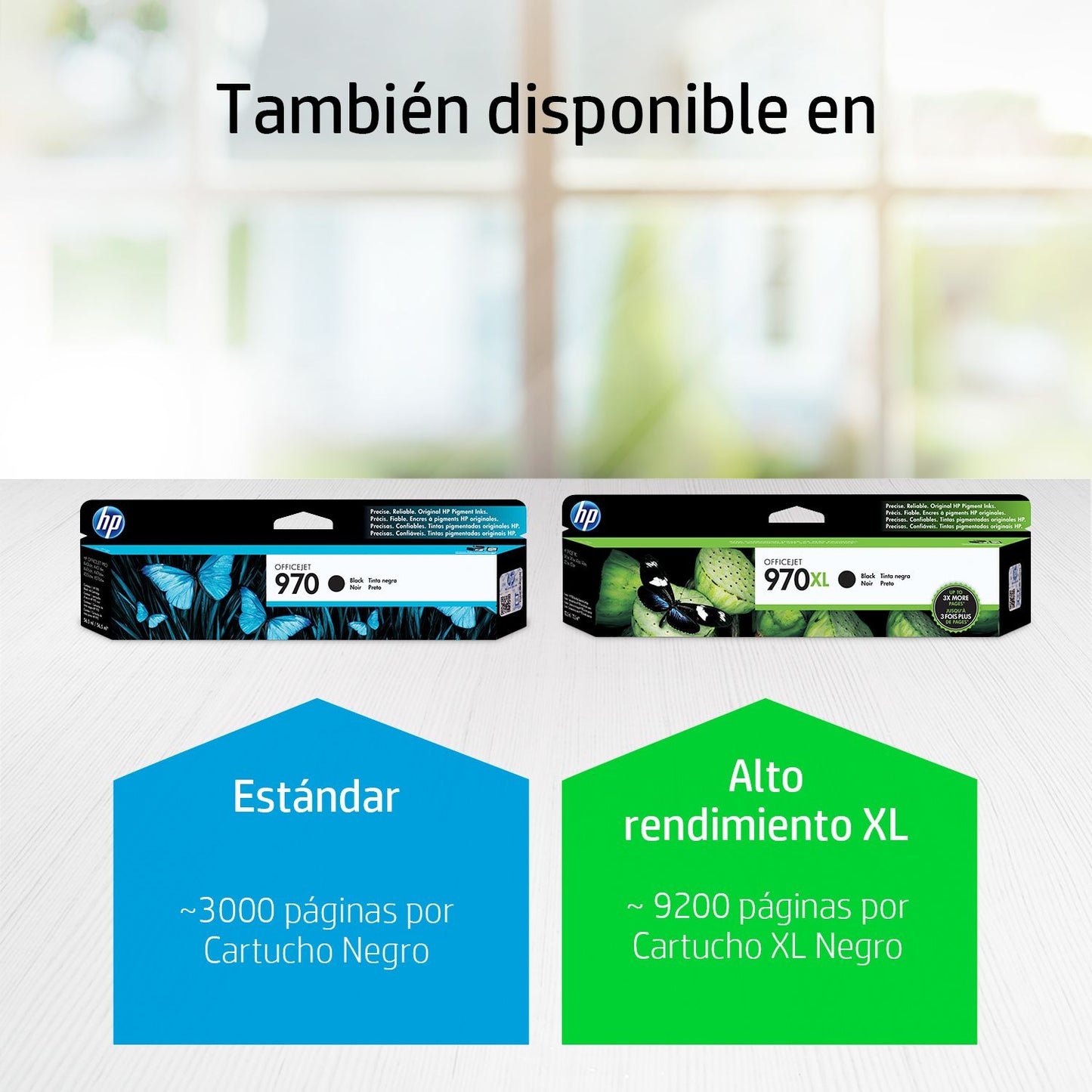 CN621AM Cartucho HP 970 Negro Original, 3000 Páginas