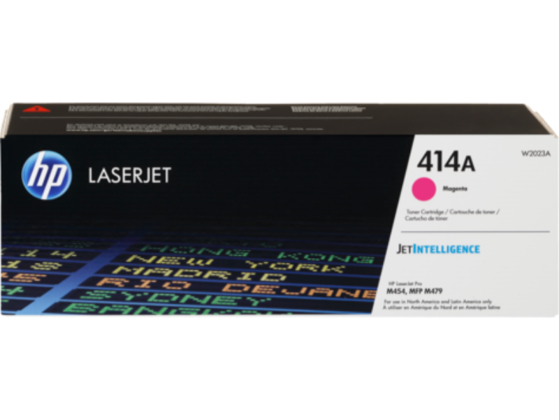 W2023A Tóner HP 414A Magenta Original, 2100 Páginas