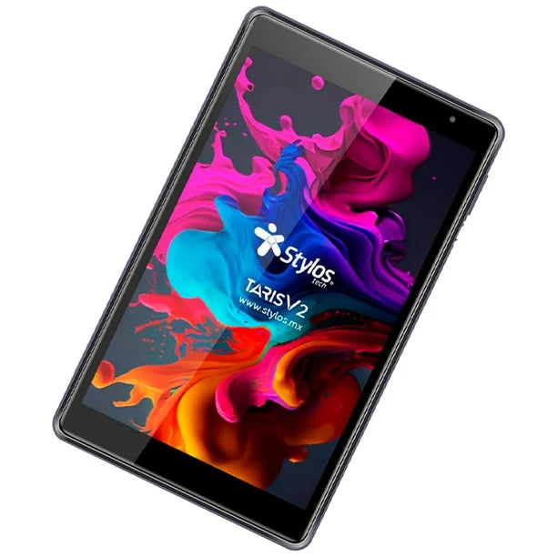 Tableta Stylos TARIS V2, 8 pulgadas, procesador UNISOC T310, 2GB RAM, almacenamiento 512GB, Android 11, WiFi, Bluetooth, 1 año de garantía