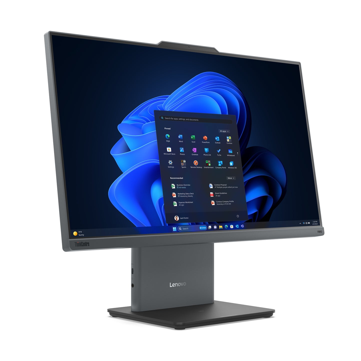 Todo en Uno Lenovo ThinkCentre Neo 50a 24 Gen 5, Intel Core i7-13620H, RAM 16GB, 512GB SSD, Windows 11 Pro