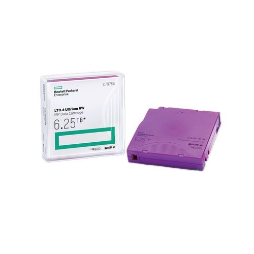 Cinta de Datos HPE LTO 6 Ultrium 6.25TB C7976A