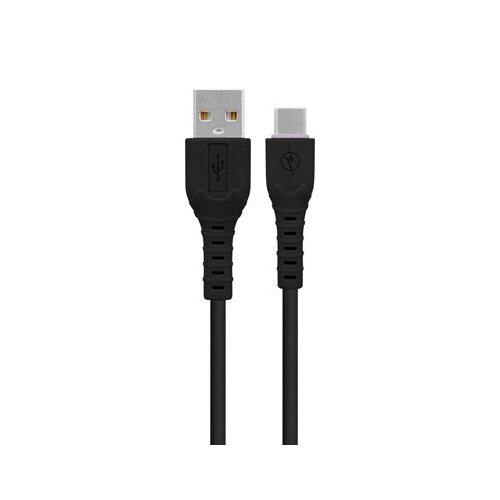 Cable USB v3.0 tipo "C", 1m, color negro, PVC