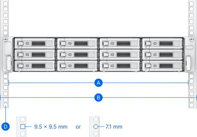 Kit de Riel Synology RKS-02 para Servidores Rack