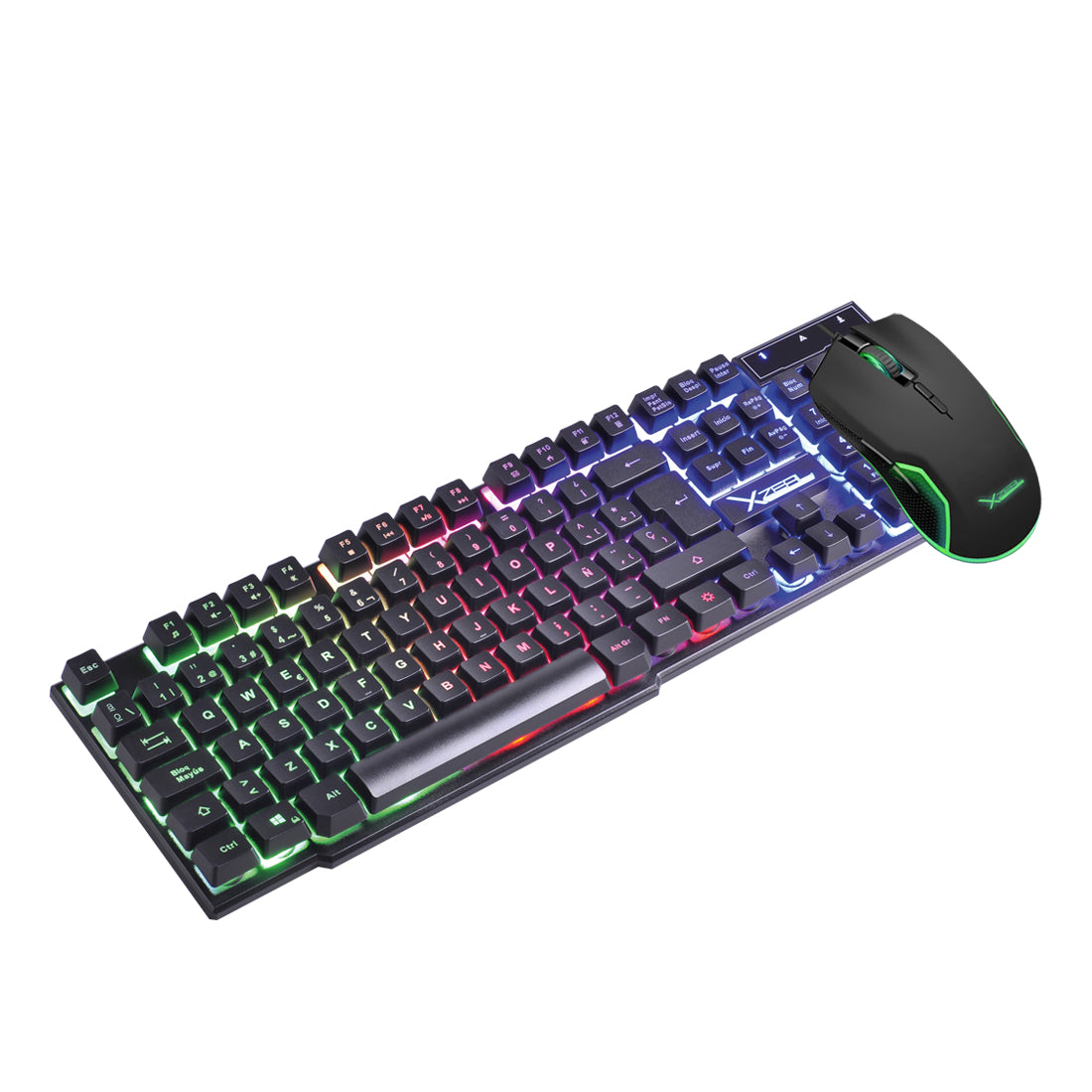 Kit gamer 2 en 1 teclado y mouse Xzeal