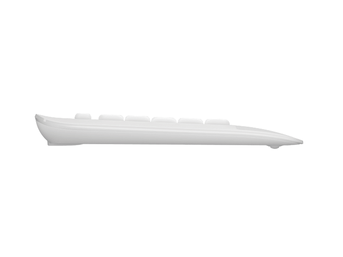 Teclado Signature K650 Logitech, Inalámbrico, Blanco crudo (Español)