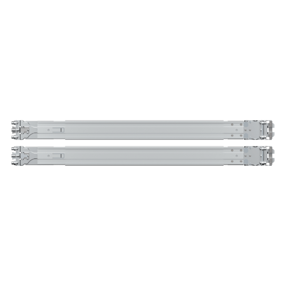 Kit de Rieles Rack Synology RKS-01 | Para RS2825RP+ y RS2423RP+ | Profundidad 553-834 mm | Racks 600/800 mm | Orificios Cuadrados y Redondos | 19'' EIA-310 | Deslizante para Mantenimiento | SKU RKS-01
