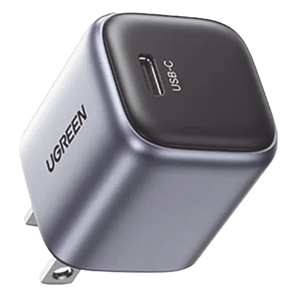 Cargador Mini UGREEN 20W GaN II | USB-C PD 3.0 | iPhone 16/15/14 iPad Samsung Galaxy | Thermal Guard | PC/V0 | Eficiencia Nivel 6 | Compacto Viaje | SKU 55527