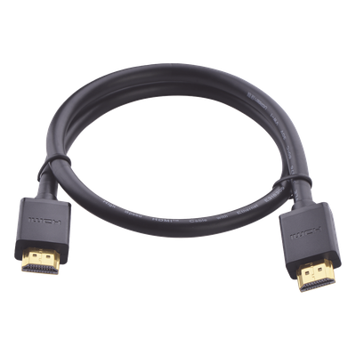Cable HDMI 2.0 4K@60Hz | 1 Metro (3.28 Pies) | HDR | 3D | HEC (Canal Ethernet HDMI) | ARC (Canal de Retorno de Audio | Color Profundo de 48 Bits | Audio de 32 Canales | HDCP | Dolby True HD 7.1 | 18 Gbps | Múltiple Blindaje | Calidad Premium.