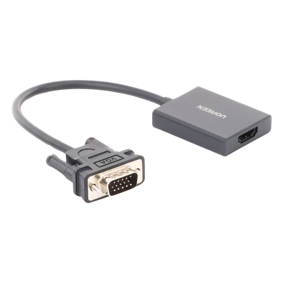 VGA Macho / Salida: HDMI Hembra / Resolución de 1080P@60Hz / Puerto Estéreo de 3.5 mm / Plug and Play, Sin Controlador / Longitud del Cable 15 cm (5.91 Pulgadas). / Incluye Cable de Alimentación USB / Incluye Cable de Audio de 3.5mm.