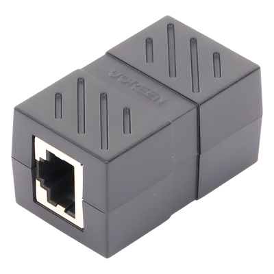 Acoplador (Extensor de Cable Ethernet RJ45 a RJ45) | 1000Mbps | Compatibilidad con Cat7 Cat6A Cat6 Cat5e | Compatible con POE | Ignífugo | ABS