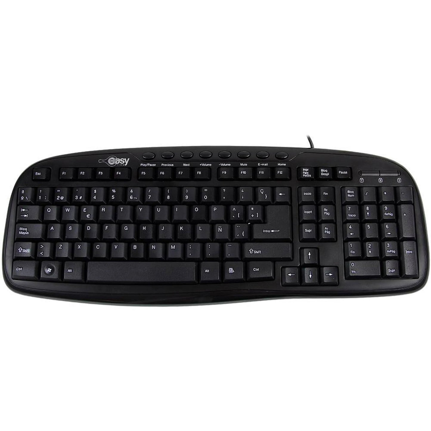 Perfect Choice Teclado Multimedia Core, Negro