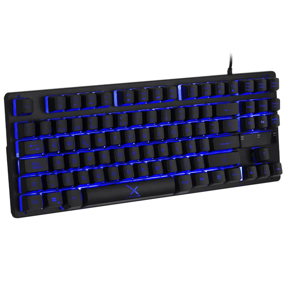 Teclado gaming Starter Xzeal, alámbrico, led