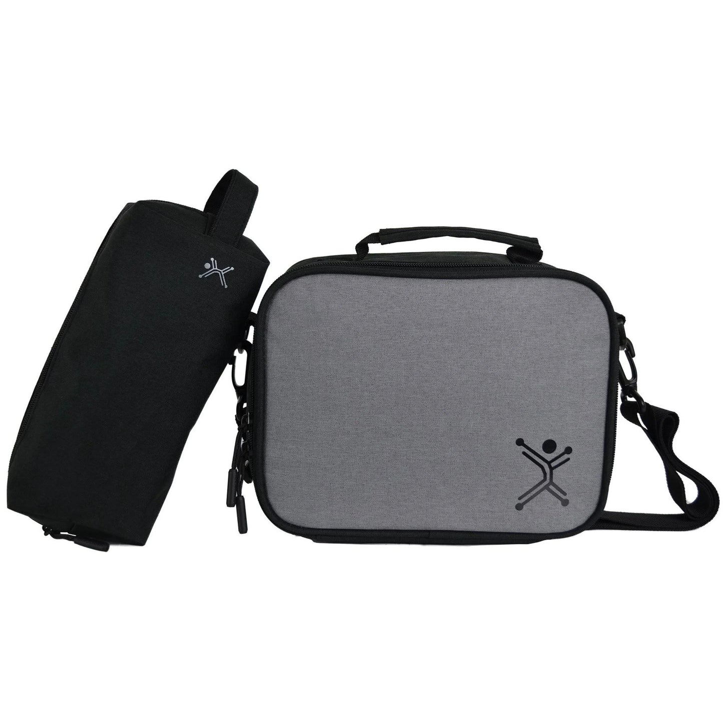 Lonchera y porta lapices Perfect Choice, Gris