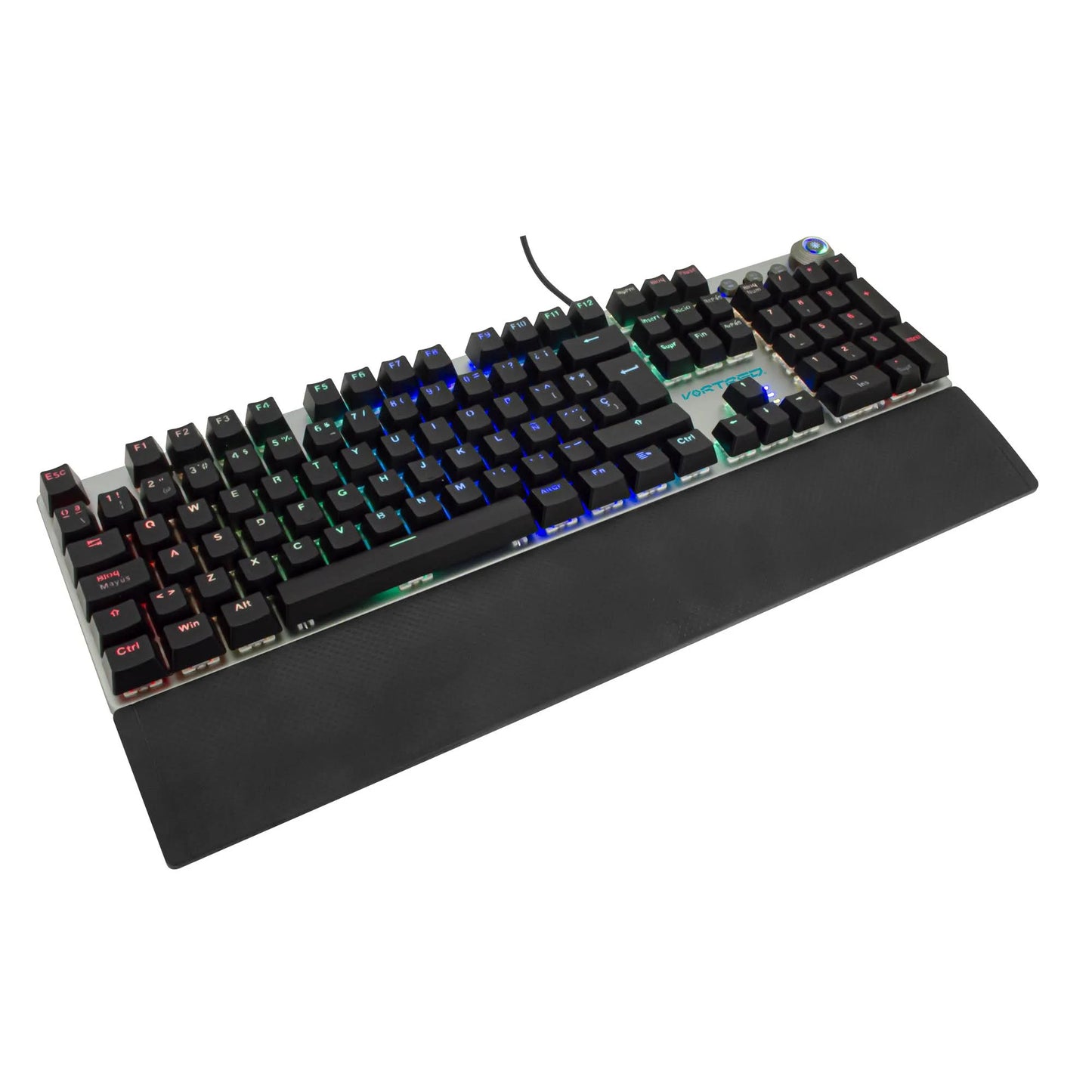 Teclado gaming Vortred Perfect Choice con descansamuñecas