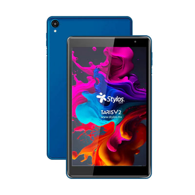 Tableta Stylos TARIS V2, 8 pulgadas, procesador UNISOC T310, 2GB RAM, almacenamiento 512GB, Android 11, WiFi, Bluetooth, 1 año de garantía