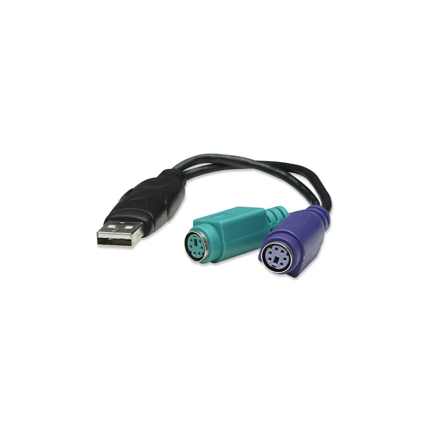 Cable de transferencia de datos MANHATTAN Convertidor USB a PS/2