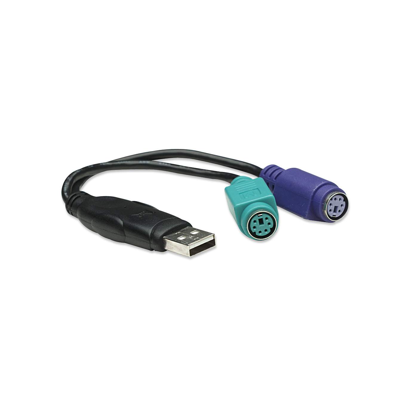 Cable de transferencia de datos MANHATTAN Convertidor USB a PS/2