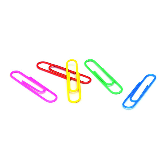 Clip ACCO Estándar de colores - blíster con 100 piezas