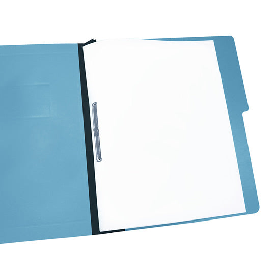 Folder accopress WILSON JONES con broche de 8 cm color azul claro tamaño carta