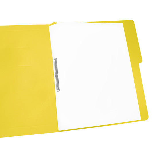 Folder ACCOPRES WILSON JONES broche metálico de 8cm color amarillo tamaño carta