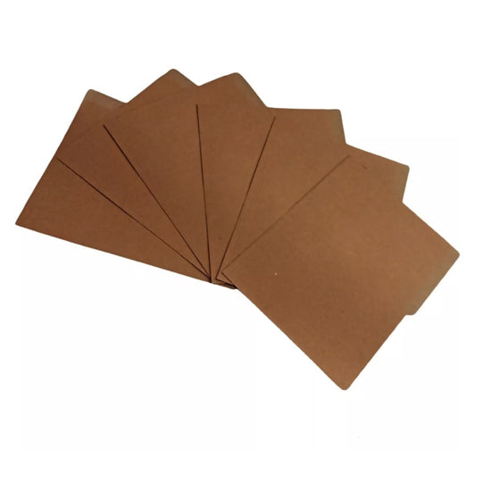 Folder kraft APSA suaje lateral y superior para broche color kraft tamaño oficio