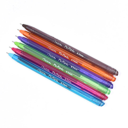 Bolígrafo Pin Point Punto Fino 0.7 mm, Surtidos - Bolsa con 6 pzas