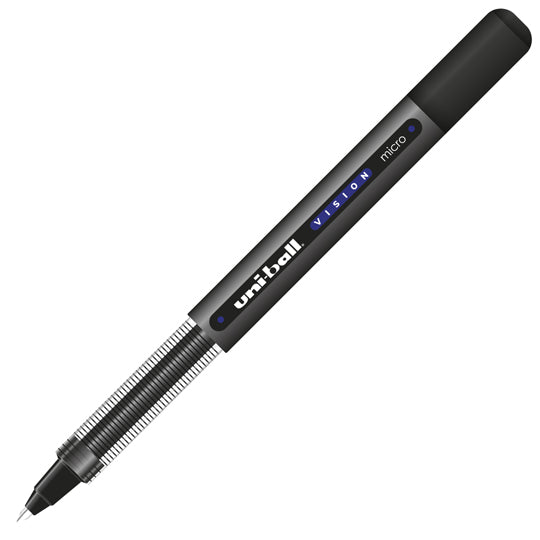 Bolígrafo Uni-BallVision Antifraude Punto Ultra Fino 0.5 mm, Negro - 1 Pieza