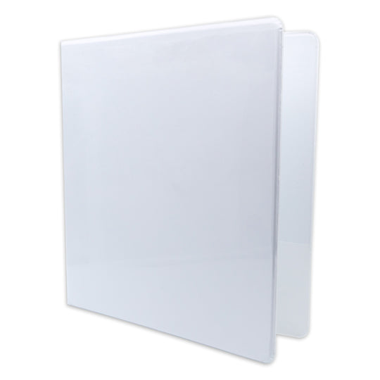 Carpeta panorámica KINERA con herraje en O 1 pulgada color blanco tamaño carta