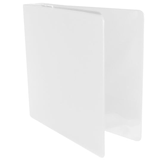 Carpeta KINERA con herraje en O 1.5 pulgadas color blanco tamaño carta