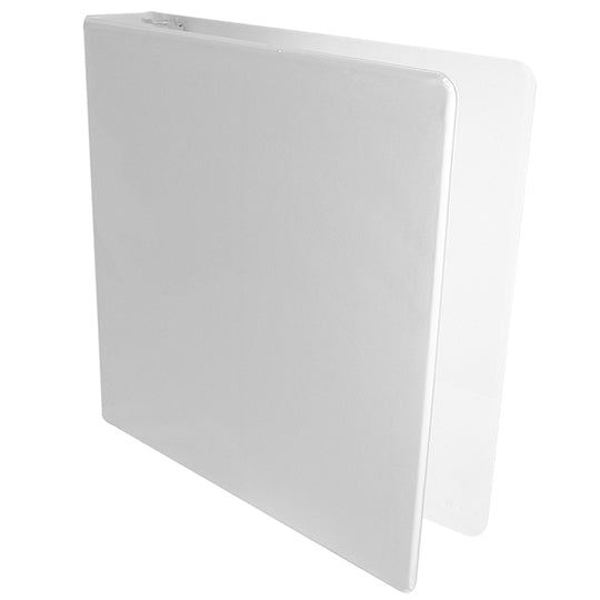 Carpeta panorámica KINERA herraje en O 1.5 pulgadas color blanco tamaño carta
