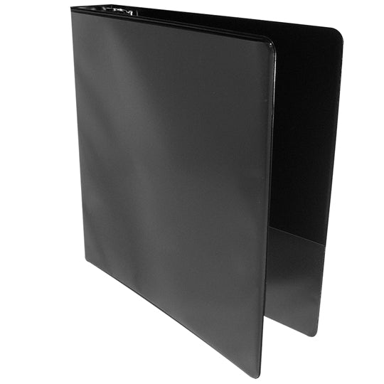 Carpeta panorámica KINERA herraje en O 1 .5 pulgadas color negro tamaño carta