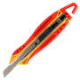 Cutter chico con alma metálica CORTY 9mm colores azul y rojo - 1 pieza