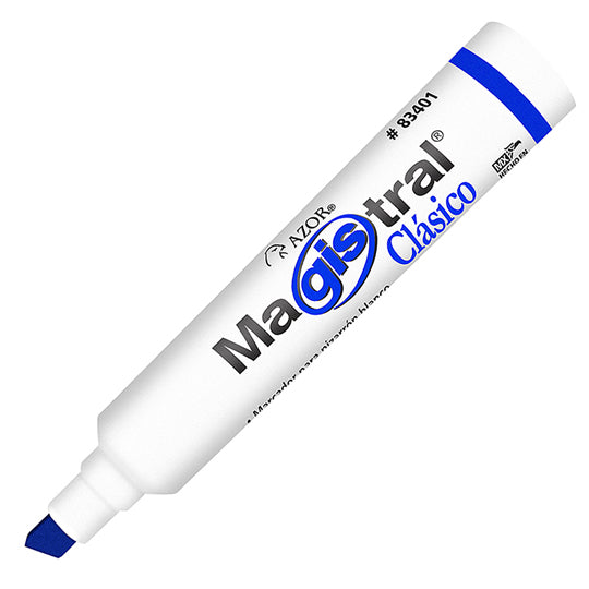 Marcador para pizarrón Magistral Clásico AZOR azul