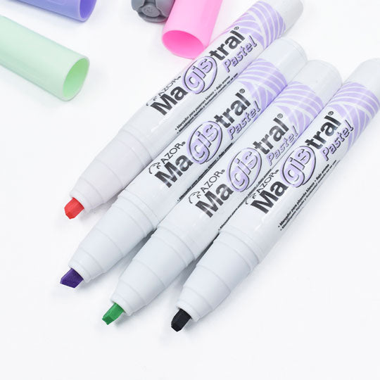 Marcador Magistral Didáctico AZOR colores surtidos - caja con 8 piezas