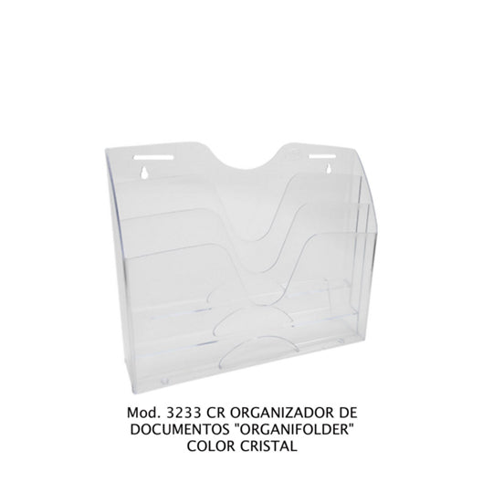 Organizador de Documentos Sablón Tamaño Oficio, Cristal - 1 Pieza